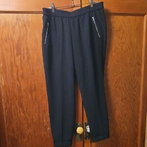 J. Crew Womens Black Jogger Pants Size 10 NWOT